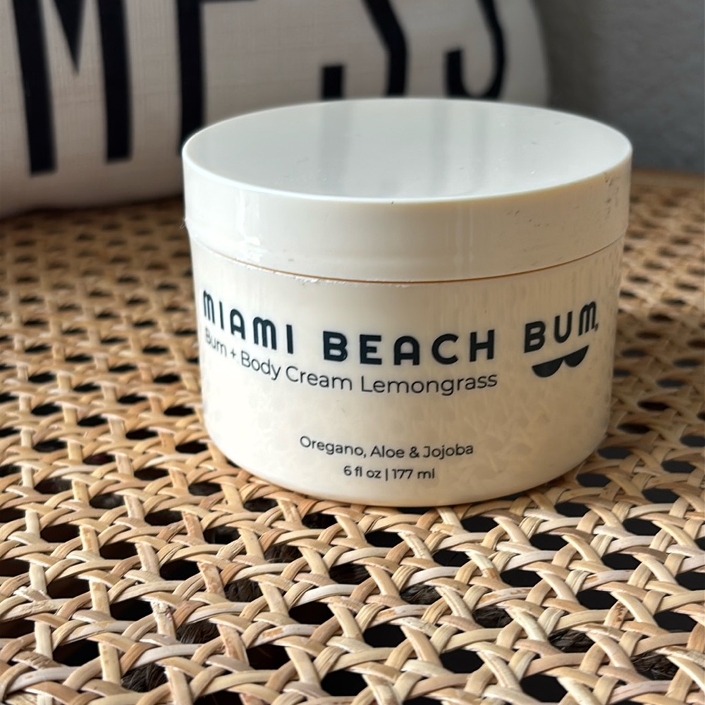 Miami Beach Bum Body Cream in Lemongrass. Fast shipping!